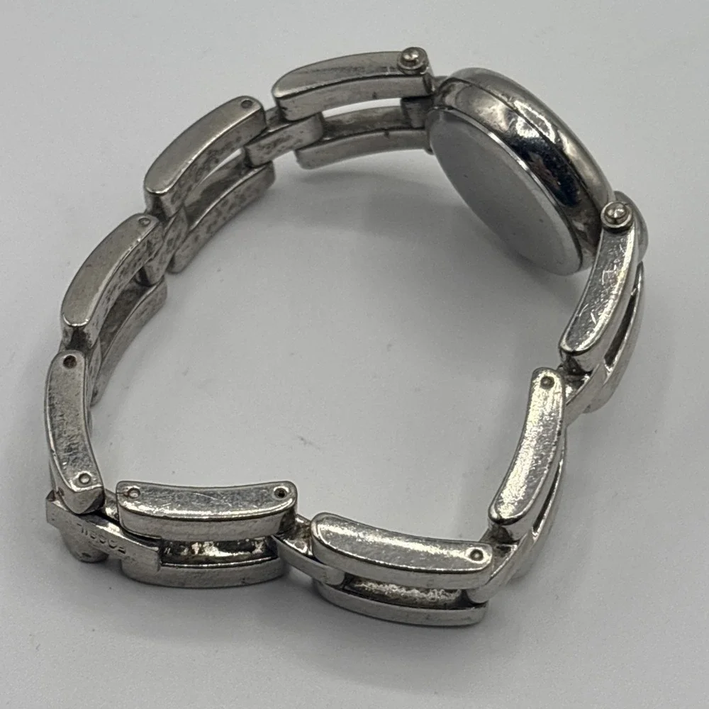 Fossil F2 Women's Watch Silver Link Band Es-8875‎